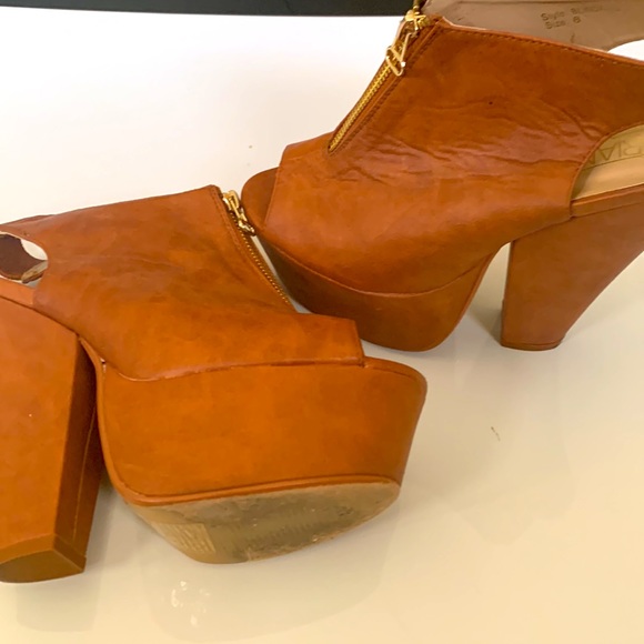 Brown Wedge Heel - Picture 9 of 10